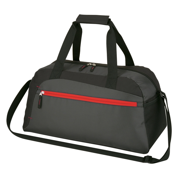 Black-Red color option for Pacific Heights Heavy Duty Duffel Bag