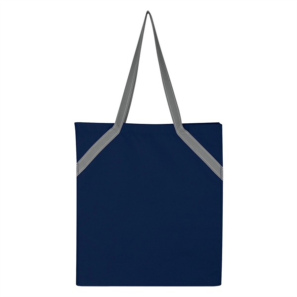 Navy Blue color option for 600 D Polyester Tote Bag