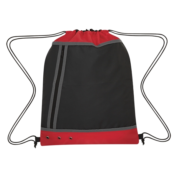 Red color option for Multicolored Stringed Knapsack