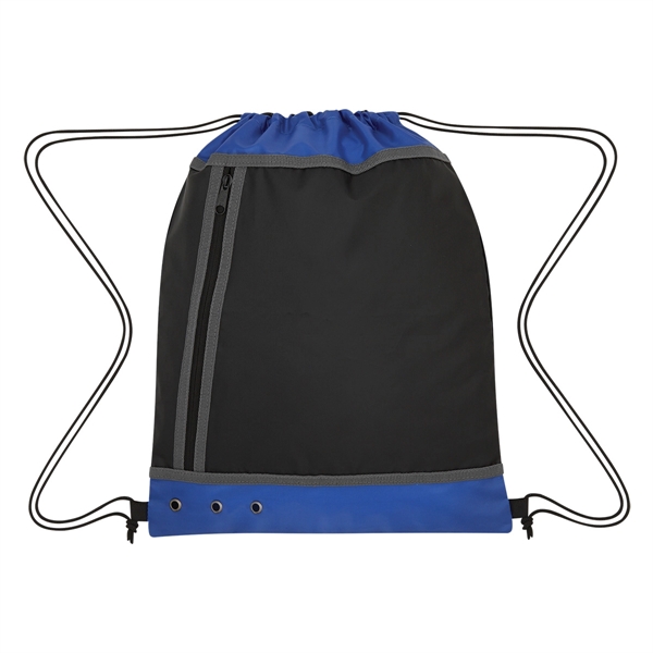 Royal Blue color option for Multicolored Stringed Knapsack