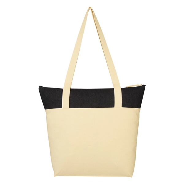 Black color option for Shopping Cotton Canvas Tote