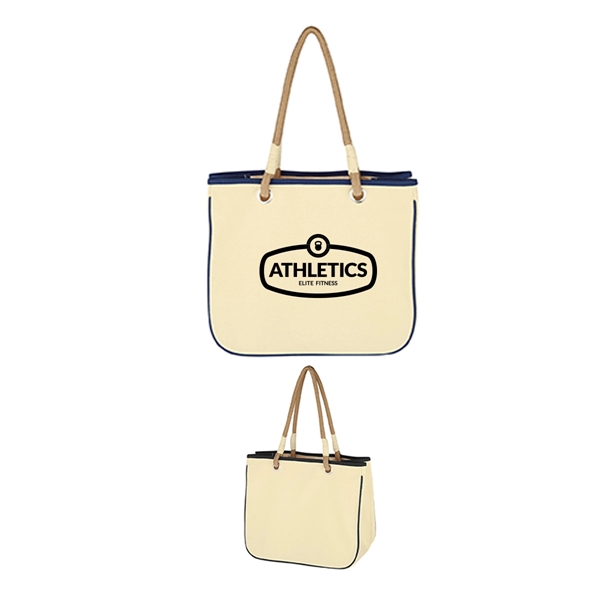 Natural With Black color option for Tugger's Tote