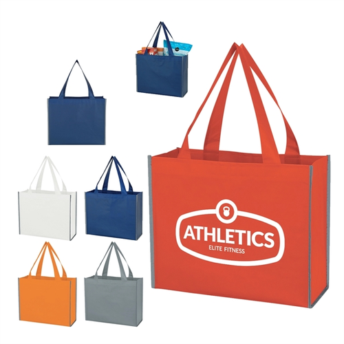 Main photo of Reusable Non Woven Reflective Shopper Bag