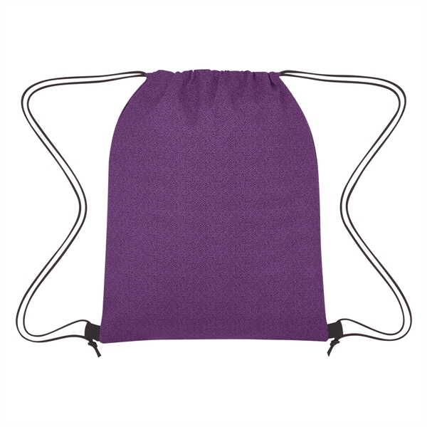 Purple color option for Heathered Day To Day Stringed Backpack