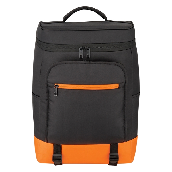 Black With Orange color option for Padded Laptop Bag
