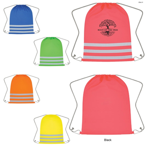 Photo of Reflective Safety Drawstring Bag
