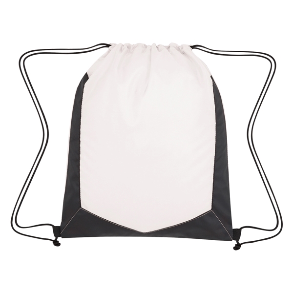 White-Black color option for Audience's Stringed Knapsack