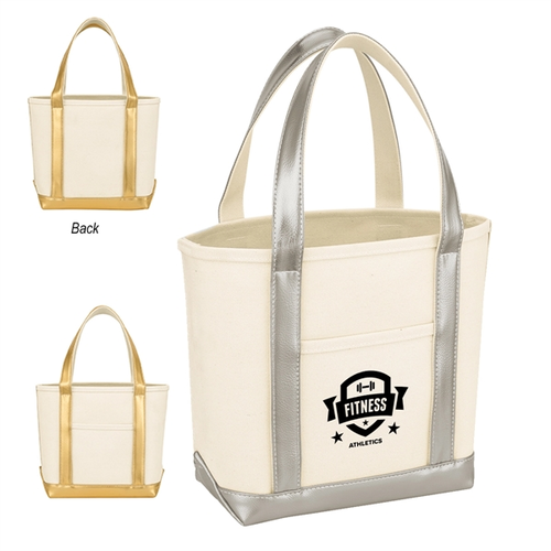 Main photo of Stylish Metallic Designed Cotton Canvas Bag