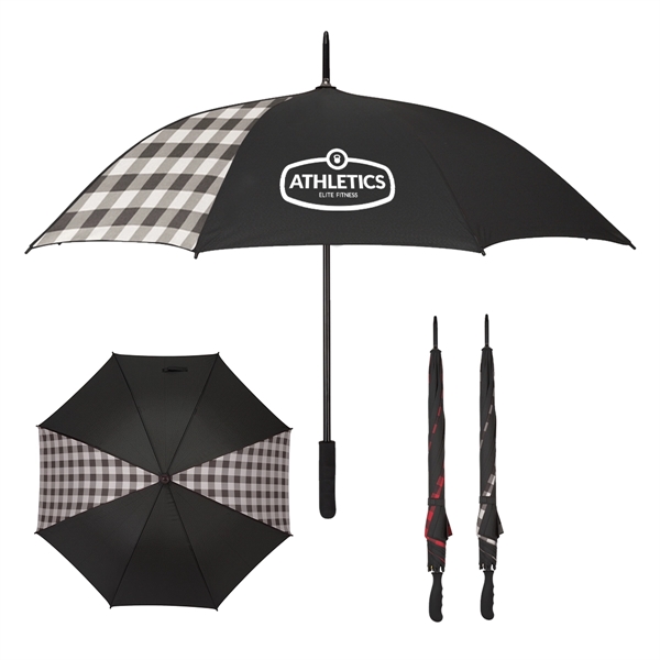 White-Black color option for 46" Automatic Open Umbrella