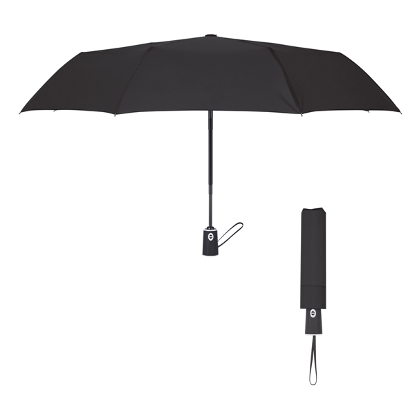 Black color option for Custom 42" Durable Telescopic Umbrella