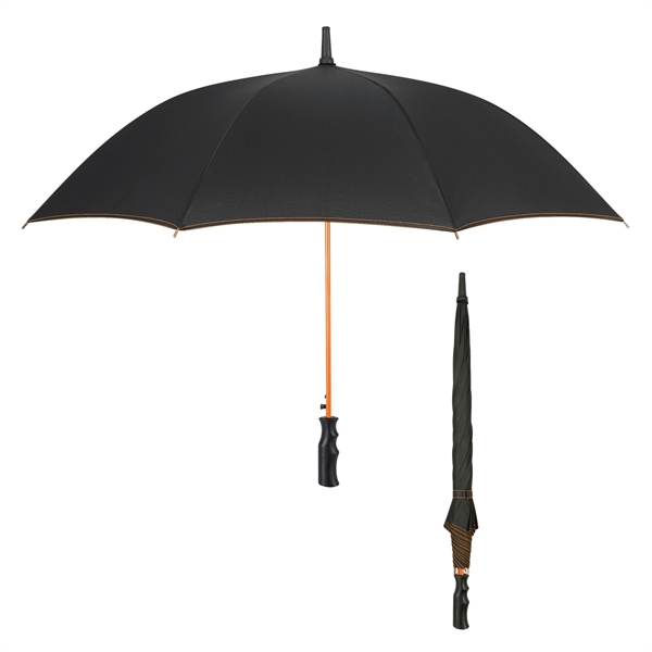 Black With Orange color option for 47" Arc Automatic Umbrella