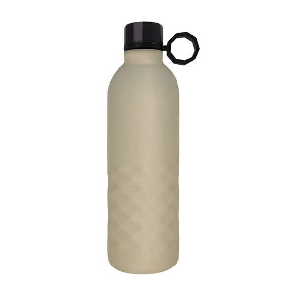 Beige color option for 17 Oz. Custom Arlington Sandstone Bottle In A Gift Box