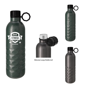 Photo of 17 Oz. Custom Arlington Hammered Bottle In A Gift Box