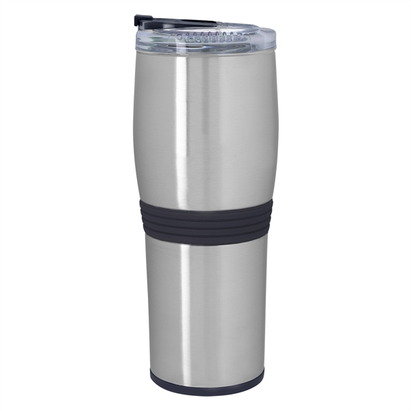 Silver-Black color option for On The Go Stainless Steel Tumbler