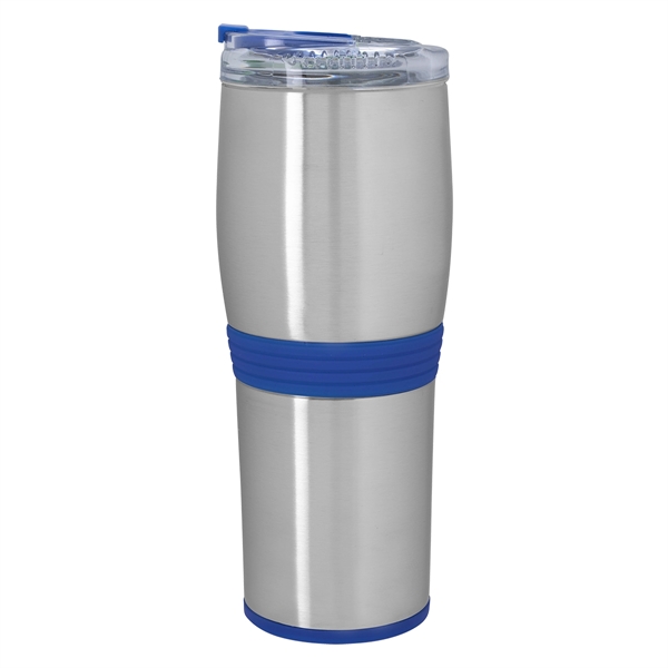 Silver-Blue color option for On The Go Stainless Steel Tumbler