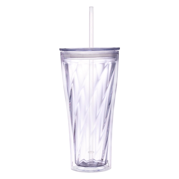Clear color option for Glittery Tumbler