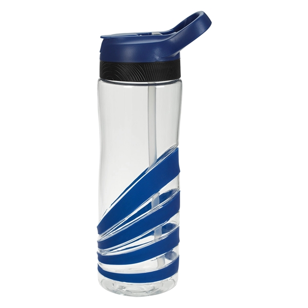 Clear With Blue color option for Lark's Tritan Made Tumbler