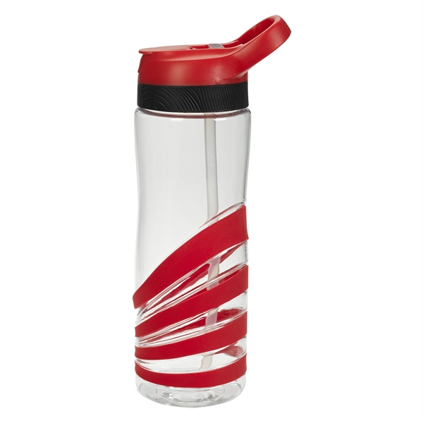 Clear With Red color option for Lark's Tritan Made Tumbler