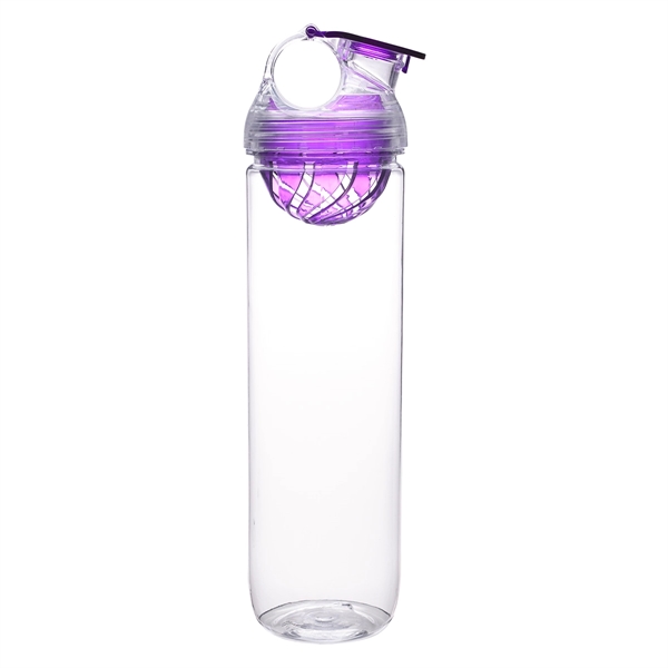 Clear With Purple color option for 26 Oz. Tritan Infuser Water Bottle