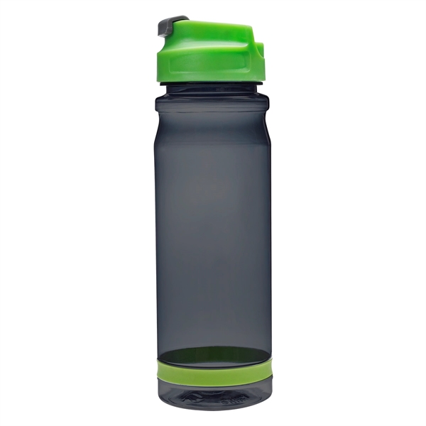 Charcoal With Lime color option for 25 Oz. Tritan Made Travel Bottle