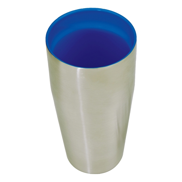 Silver-Blue color option for 18 Oz. Ceramic Stainless Steel Tumbler