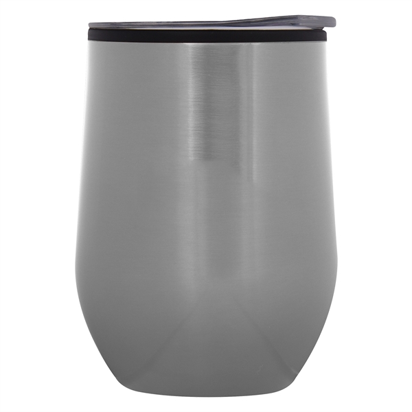 Silver color option for 12 Oz Custom Bpa Free Napa Wine Glass