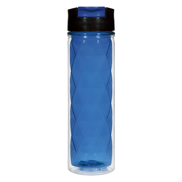 Translucent Blue color option for Glittery Tritan Bottle