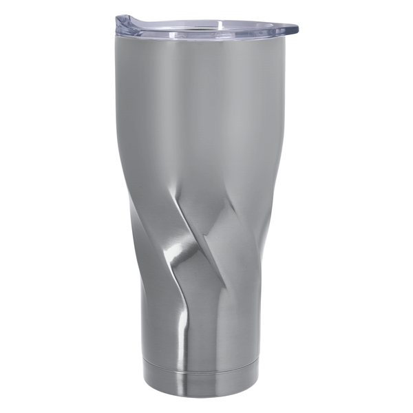 Silver color option for 30 Oz. Non Slip Stainless Steel Tumbler
