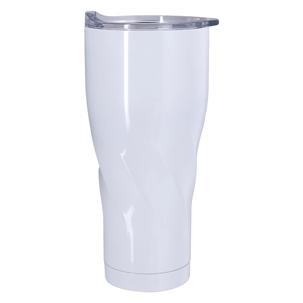 White color option for 30 Oz. Non Slip Stainless Steel Tumbler