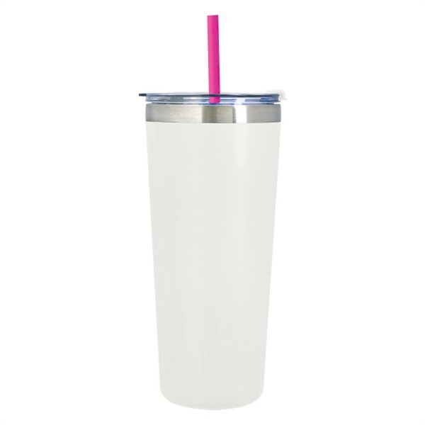 White-Clear-White color option for 24 Oz. Basics Tumbler