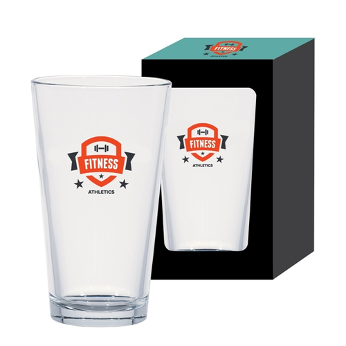 Main photo of 16 Oz. Classic Pint Glass With Custom Window Box