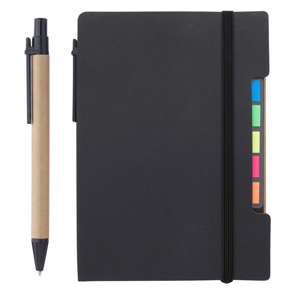 Black color option for Notebook With Pen And Sticky Flags