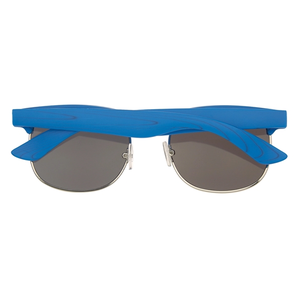 Woodtone Blue color option for Assured Sunglasses