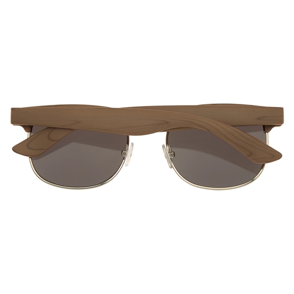 Woodtone Brown color option for Assured Sunglasses
