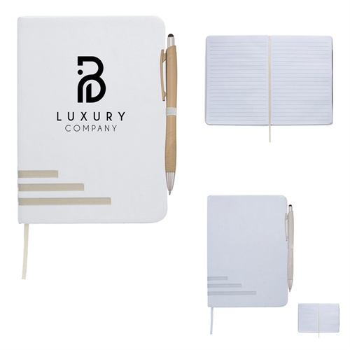 Main photo of Metallic Accented Journal With Stylus