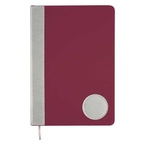 Red-Silver color option for 80 Page Lined Stylish Journal