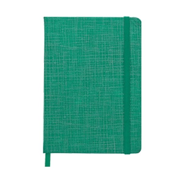 Green color option for Crosshatch Designed Everyday Notebook