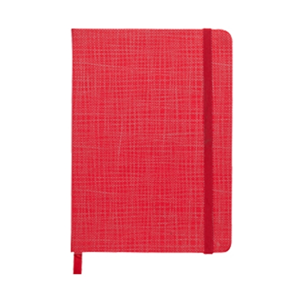 Red color option for Crosshatch Designed Everyday Notebook