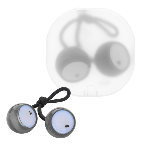 Translucent Charcoal color option for Illuminating Finger Clackers With Case