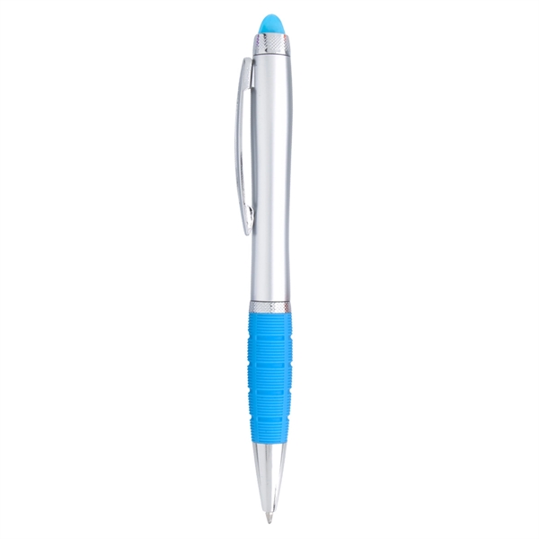 Silver With Lt Blue color option for Bartender's Led Lit Pen