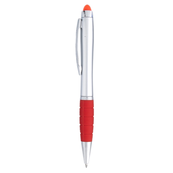 Silver With Red color option for Bartender's Led Lit Pen