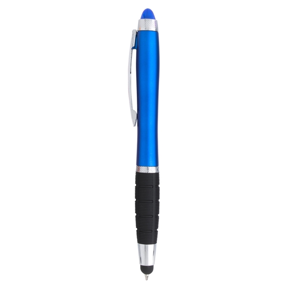 Metallic Blue color option for Stylus Pen With Bright Led Light