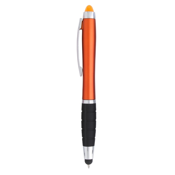 Metallic Orange color option for Stylus Pen With Bright Led Light