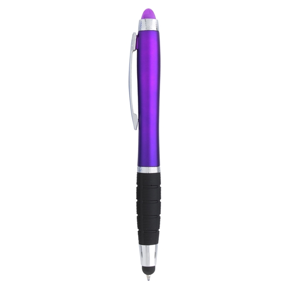 Metallic Purple color option for Stylus Pen With Bright Led Light