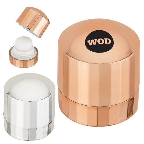 Main photo of Metal Designed Lip Balm Dome