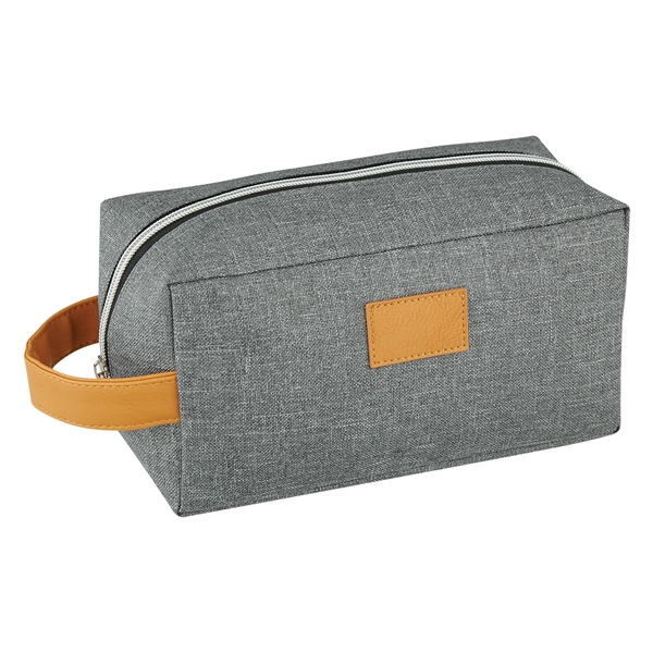 Gray color option for Heathered Cosmetics Pouch