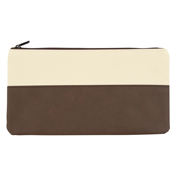 White-Brown color option for Handy Bombay Wallet Sized Pouch
