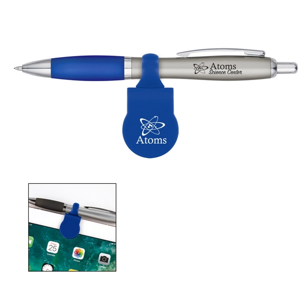 Blue color option for Clip On Pen Holding Webcam Cover With Sleek Pen
