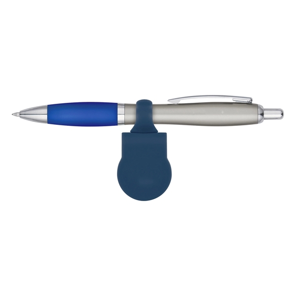 Navy Blue color option for Clip On Pen Holding Webcam Cover With Sleek Pen