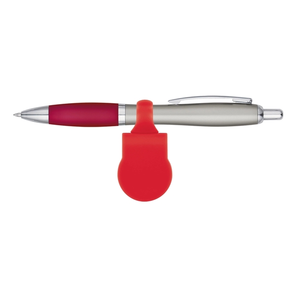 Red color option for Clip On Pen Holding Webcam Cover With Sleek Pen